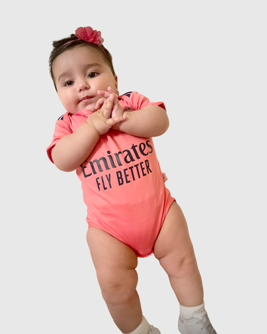 Real Madrid Baby Jersey Pink